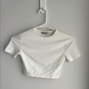 White Crop Top